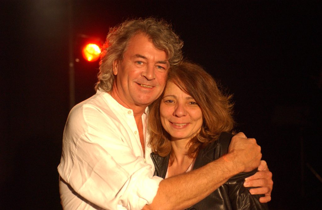 Denise Hall with Ian Gillan at Sportsmen's Tavern